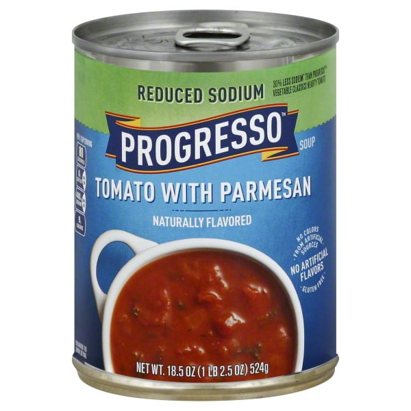 Progresso Reduced Sodium Tomato Parmesan Soup, 18.5 oz - Walmart.com ...