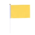 thumbnail image 3 of RomaMX 50 banderas cuadradas de mano de color sólido, mini bandera, suministros para fiestas, banderas de celebración de fiestas (amarillo), 3 of 7