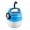 Blue, variant on Suodoka Solar-Powered Camping Lamp Reusable USB Charging Tent Lantern Portable Handheld Flashlight Blue