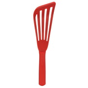 HIC Non-Stick Angled Fish Turner Slotted Spatula, Silicone with Stainless Steel Core, 11-Inches