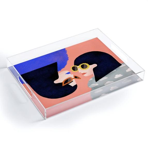 Society6 Jaclyn Caris Gemini 3 Medium Acrylic Tray