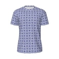 thumbnail image 5 of Wukai Porcelain Chinaware Print Men's Short-Sleeved Mesh T-Shirt,Quick-Dry Short Sleeve Workout T-Shirt-5X-Large, 5 of 8