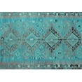 thumbnail image 1 of Ahgly Company Indoor Rectangle Persian Light Blue Traditional Area Rugs, 2' x 3', 1 of 4