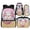 Pink Axolotl Print, variant on KUIFORTI Daisy Axolotl Bookbag with Lunch Box, 4 Piece Kids Backpack Set for Elementary Middle School Students, Boys Girls School Bag with Pencil Pouch Water Bottle Sleeve