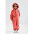 thumbnail image 2 of Sesame Street Elmo Cozy Sherpa Zip Up Cosplay Costume Coverall Newborn to Toddler, 2 of 5