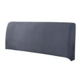 thumbnail image 1 of Cateissary Actualización y cabecera de poliéster con cabeceras de cama de lujo nórdicas, funda antideslizante elástica y flexible Juegos de cama gris oscuro, 1 of 6
