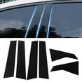 thumbnail image 4 of Side Window Pillar Sticker, Firm Paste Waterproof 6 Pcs  Side Door Window Cover Trim  For Car, 4 of 8