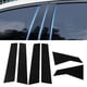 thumbnail image 4 of Adhesivo Para Pilar De Ventana Lateral ANGGREK 6 Piezas Ajuste Ultrafino Negro Brillante, 4 of 8