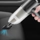 thumbnail image 5 of Aspiradora de mano dorada - 120W de fuerte succión, USB recargable, batería de 2000mAh para coche, teclado y grietas domésticas con cepillo y boquilla plana, 5 of 6