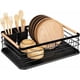 thumbnail image 1 of Escurreplatos - Bandeja de secado para fregadero de cocina - Almacenamiento Cubiertos Utensilios Platos Vasos - No requiere ensamblaje, 1 of 5