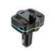 thumbnail image 2 of Reproductor MP3 para coche, transmisor FM PD18W, carga rápida, manos libres Bluetooth para coche, reproducción AUX, carga para coche, FM, 2 of 9