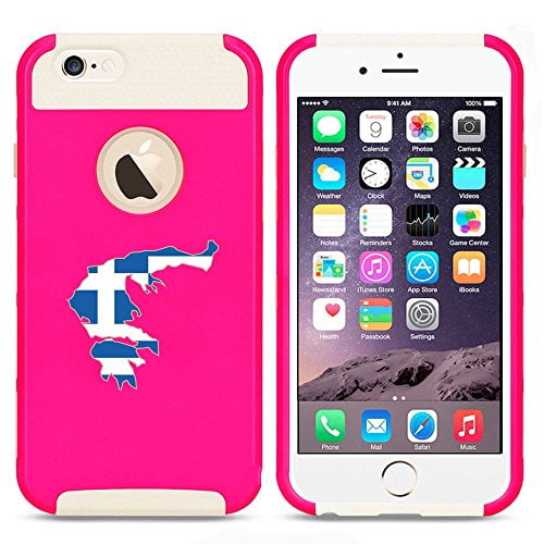 Apple iPhone 6 Plus 6s Plus Shockproof Impact Hard Case Cover Greece Greek...