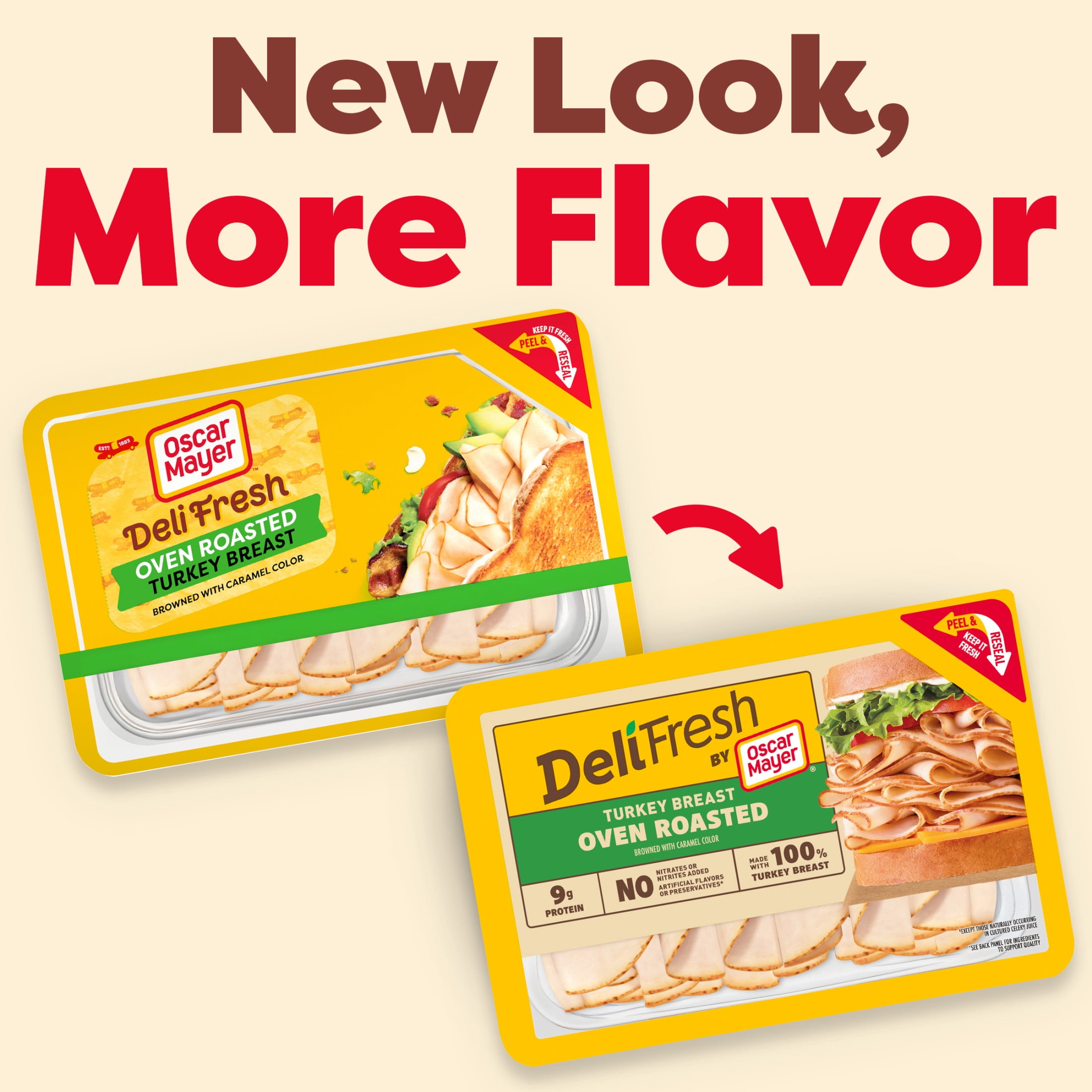 Oscar Mayer Deli Fresh Oven Roasted Turkey Breast, 9 oz Pack
