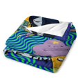 Adven_ture Ti_me Funny Anime Cartoon Throw Blanket Flannel Blanket