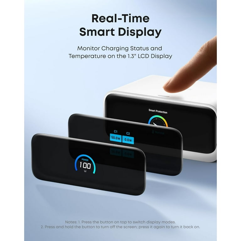 Anker Nano Charging Station, 7-in-1 USB-C Power Strip, 2.3 ft