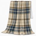 thumbnail image 2 of Autumn Plaid Sofa Scene Pumpkins Bat, Cozy Friendship Quote Scene, Warm Flannel Blanket for Ranch House and Living Room, Art Lovers Thanksgiving Gift, Artistic Home Decor, 2 of 7