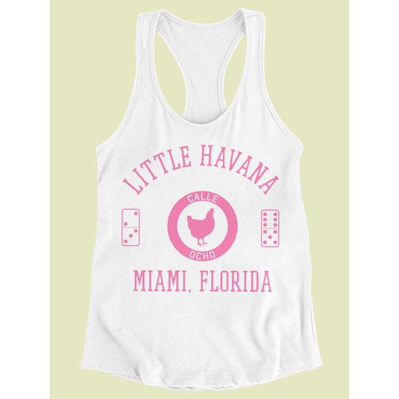 Little Havana Calle Ocho Racerback Tank Women's -SelectDesign
