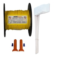 Wisewire Boundary Wire Kit-Color:WW-K-P,Quantity:500' / 50 Flags,Size:20 Gauge