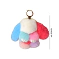 thumbnail image 3 of Lindo Llavero Conejito Peluche Animal Coche (colorido) Blanco, 3 of 5
