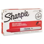 Sanford 652-30002 Sharpie Fine Pointpermanent Marker, Red
