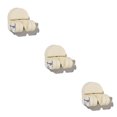 thumbnail image 1 of Wweixi Suction Cup Shower Rack Tool-Free Installation Adjustable And Reliable Storage Solution Seamless Disassembly Angle milk white 3Set, 1 of 6