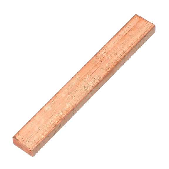 Uxcell Copper Bar, 2/5"x0.79"x5.9" Pure Copper Strip for Craft Science Class, 1 Pcs
