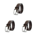 thumbnail image 2 of serony PU Durable Denim Men Belt With Scratch-resistant And Anti-corrosion Features Party No Burr Braided Coffee 120cm 3Set, 2 of 6