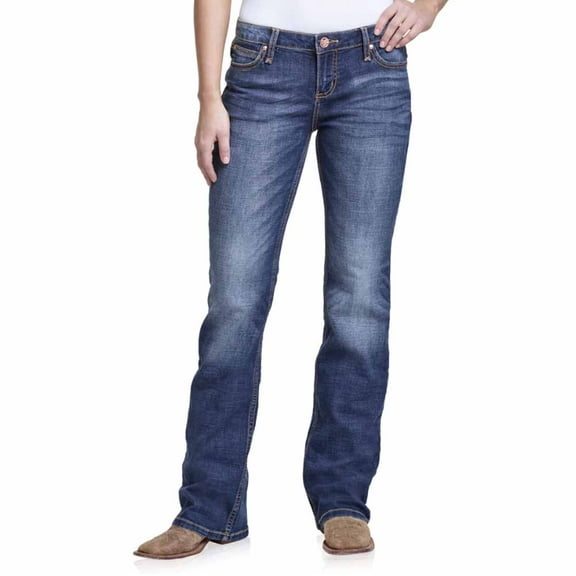 Wrangler Women's Retro Mae Bootcut Jean with Stretch Fabric - MS Blue -( 35 x 34)