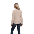 thumbnail image 6 of Ronuti Long Sleeve Shirts for Women Side Ruched Ribbed Knit Crewneck Fall Tops, 6 of 10