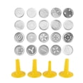 thumbnail image 3 of Ccdes Biscuits Press,Biscuits Maker,Cookies Press Maker Kit Biscuits Maker Press Machine Bakeware with 20 Cookies Molds 4 Nozzles, 3 of 8
