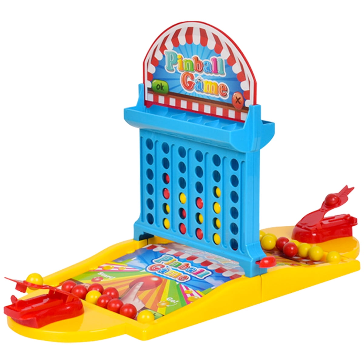2 in 1 Bounce Balls Shots Game 2 players Table Shots Board Game
