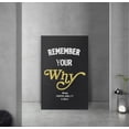 thumbnail image 2 of VELVET Remember Your Why-Inspirational Office Quotes Wall Art Purpose Humility & Goals Verbs Artwork Easy to Hang- 12x16inch Framed, 2 of 6