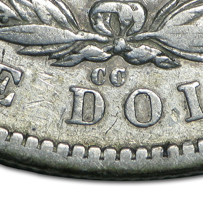 1879-cc Morgan Dollar Vf, Women's, Size: Small, Silver