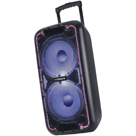 Fisher FBX2109 Double Bass DJ Speaker System , Dual 10-Inch Woofers,