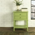thumbnail image 4 of Ameriwood Home Franklin Accent Table with 2 Drawers in Green, 4 of 8