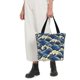 thumbnail image 5 of Disketp Japanese Water Wave for Women’s Casual Shoulder Tote Bag Cross-body Handbags for Shopping, Travel and Daily Use, 5 of 6