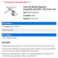 thumbnail image 2 of Front Left Window Regulator - Compatible with 2000 - 2013 Ford F-650 - Dorman, 2 of 2