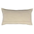 thumbnail image 5 of Trent Home 14x26" Authentic Leather Throw Pillow in Chestnut Brown, 5 of 9