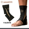 thumbnail image 3 of (2 pack) Tommie Copper Sport Compression Ankle Sleeve, Black, Adult Large/Extra-Large, Slip-On Brace, 3 of 10