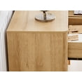 thumbnail image 4 of Wirrytor 8-Drawer Natural Wood Fluted Dresser Chest, Modern Wave Panel Storage Organizer With Anti-Tipping Design, Large Capacity Closet Cabinet For Bedroom Hallway Living Room, 4 of 22