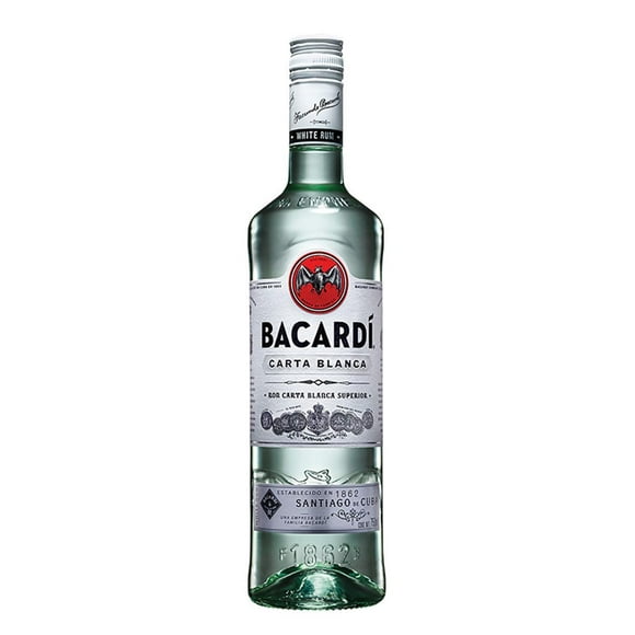 Paquete de 3 Ron Bacardí Carta Blanca 750 ml