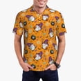 thumbnail image 2 of Balery Halloween Witches Gnome Printed Men’s Short Sleeve Polo Shirt, Midweight Men's Shirt,Golf Polo shirts -, 2 of 8