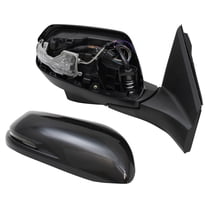 TRQ Passenger Side Mirror Assembly Power Heated Turn Signal Camera Foldaway Textured Fits 2016 Honda CR-V