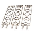 thumbnail image 4 of Paquete de 3 soportes de madera compuesta para enredaderas, 30 cm, para diseños florales únicos y modelado de plantas trepadoras geométricas, 4 of 8