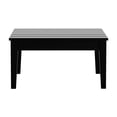 thumbnail image 3 of WestinTrends Ashore Outdoor Coffee Table, 32 Inch All Weather Poly Lumber Adirondack Patio Coffee Table Square Low Table, Black, 3 of 5