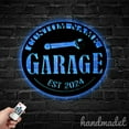 thumbnail image 2 of Handmadetneonsign Garage Metal Wall Art Light, Garage Metal Sign Wall Decor, Garage House Metal Decor 56685, 2 of 5