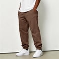 thumbnail image 7 of Active Athletic Casual Jogger Running Sweatpants for Men Wide Leg Elastic Drawstring Waist Pants Casual Joggers Athletic Fall Clothes, 7 of 7