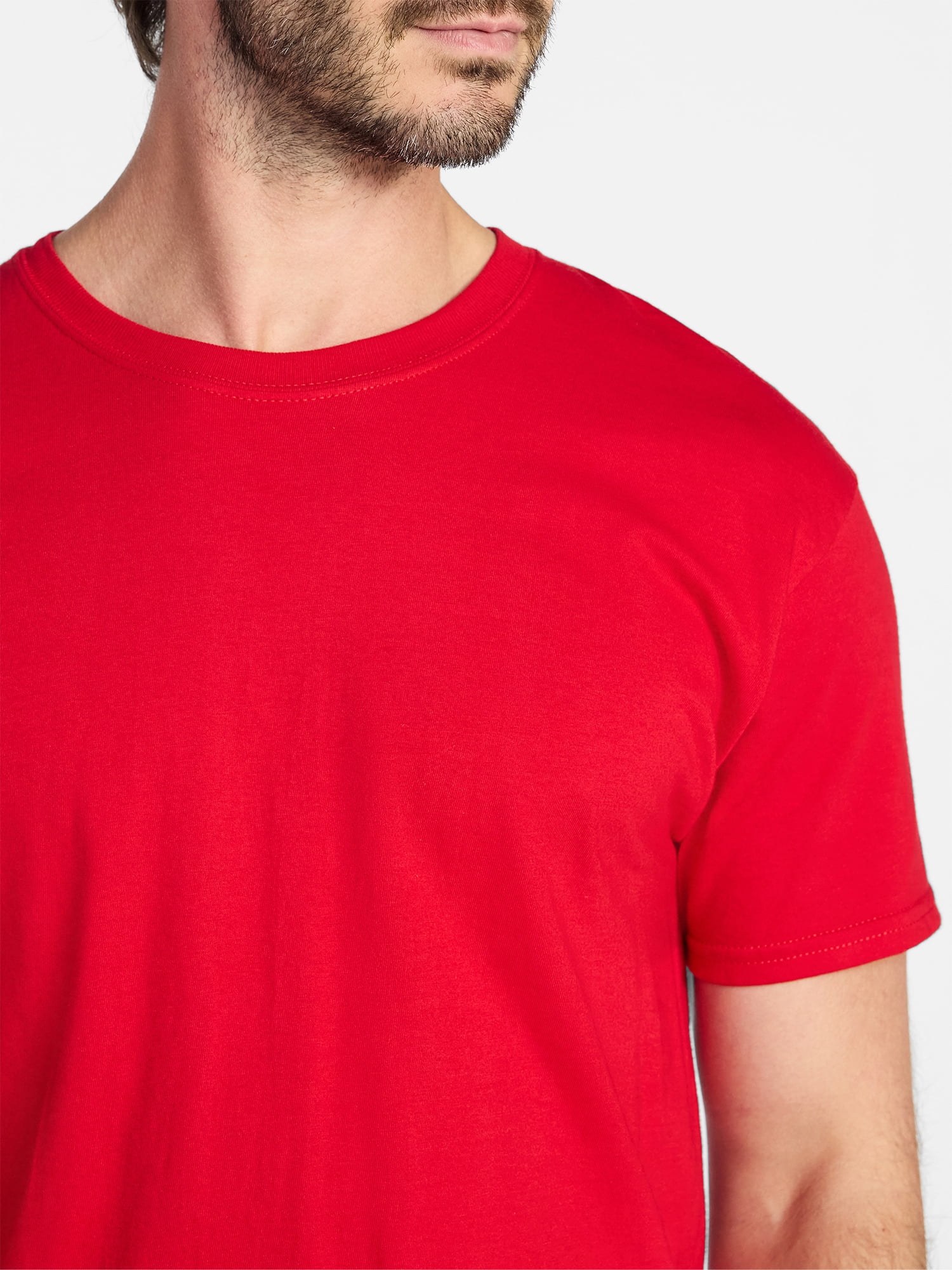 Athletic Works Men's and Big Men's Cotton Active Tee with Short Sleeves, Sizes XS-4XLT