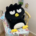 thumbnail image 2 of Peluche suave de Bad Badtz Maru, Animal de peluche Kawaii, pingüino negro, almohada de tiro, muñeca de estilo japonés, regalos de navidad, 2 of 5