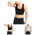 thumbnail image 3 of JUNWELL Men Control Chest Shapers Bra Posture Corrector Back Support Compression Vest, 3 of 10